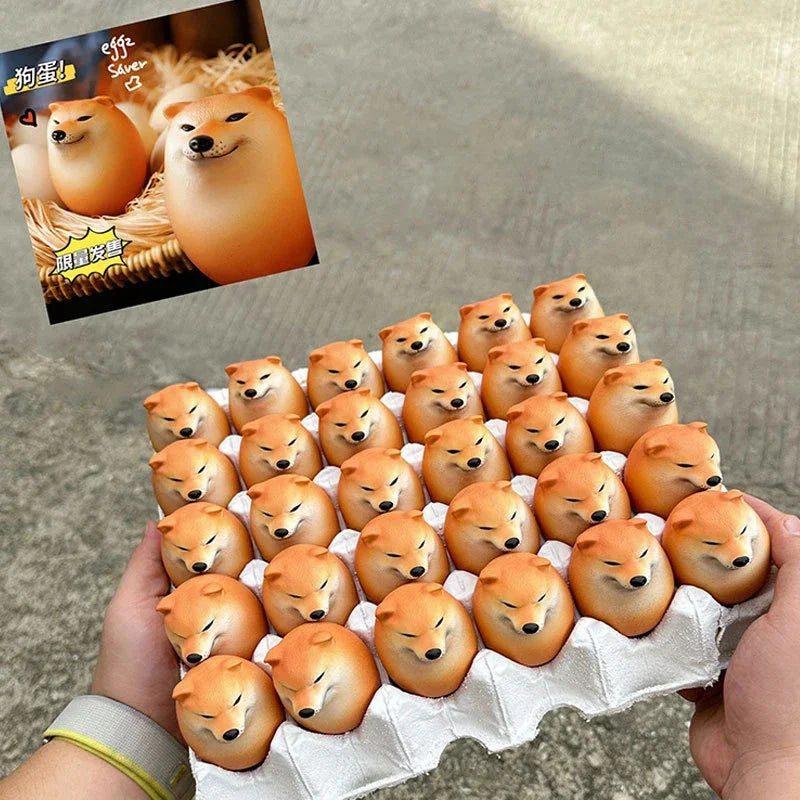 Shiba Inu Egg Figurine